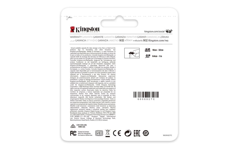 Kingston Canvas GO! Plus 1000GB MicroSD UHS-I