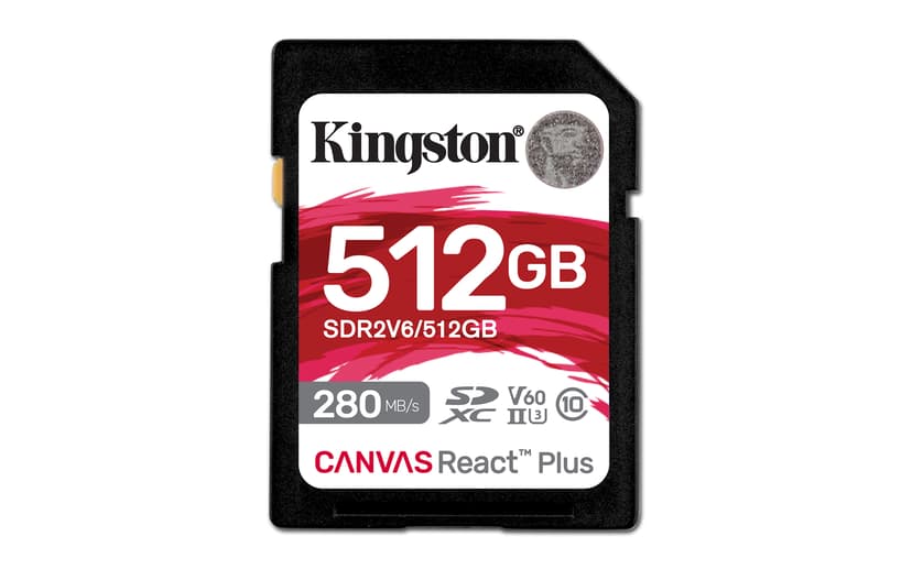 Kingston React PLUS 512GB SDXC UHS-II
