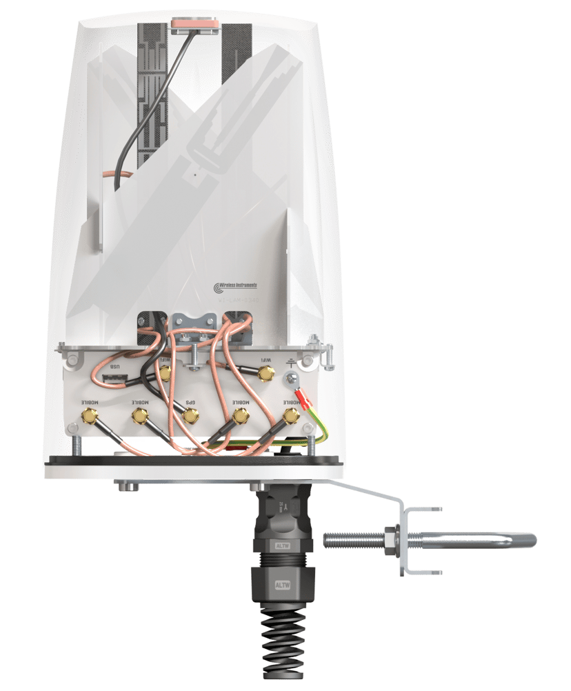 QuWireless AX50S verkkoantenni Ympyräsäteilyantenni PoE/LAN 4,5 dBi