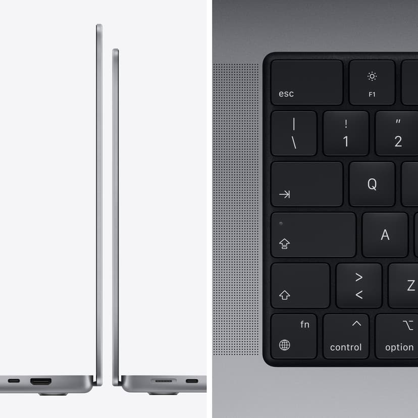 Apple MacBook Pro (2021) Space Gray - (Fyndvara klass 2) M1 Pro 32GB 1000GB 16.2"
