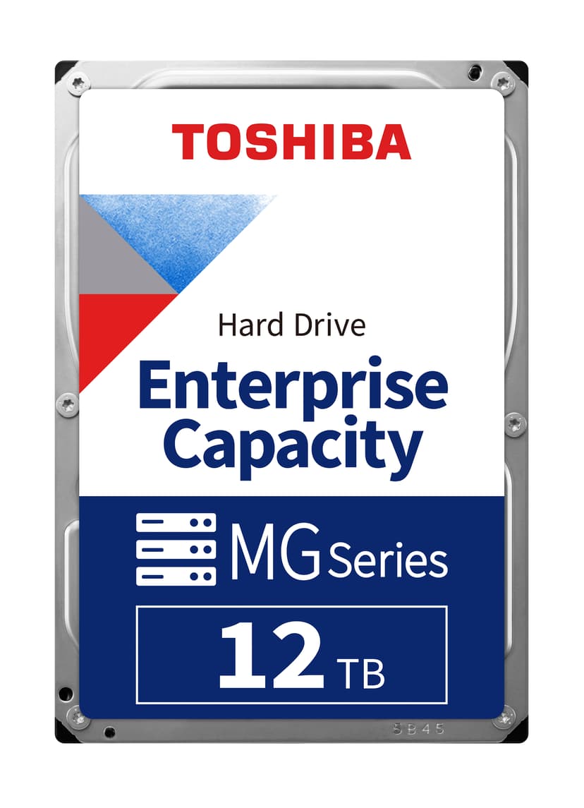 Toshiba Enterprise Capacity 12TB 512E 3.5" 7200r/min SATA 6.0 Gbit/s Harddisk