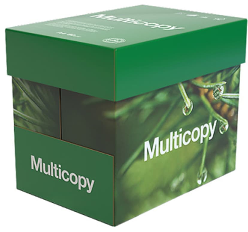 Multicopy Kopipapir A4 80g Uperforeret (5x500) 2500 Ark