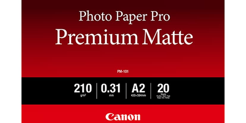 Canon Papper Photo Pro Premium PM-101 A2 210g 20 Ark