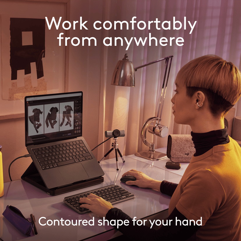 Logitech MX Anywhere 3S for Mac Bluetooth Mus Grå