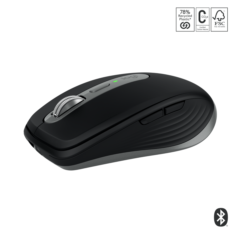 Logitech Mx Anywhere 3s For Mac - Space Grey Bluetooth Muis Spacegrijs