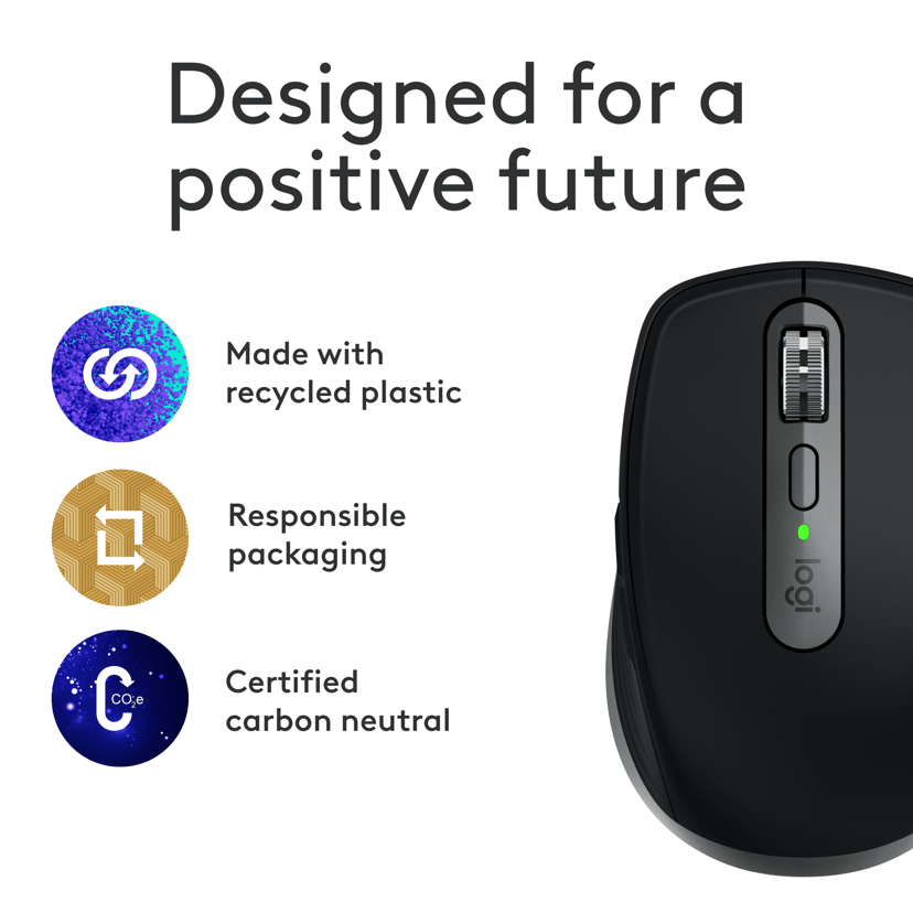 Logitech Mx Anywhere 3s For Mac - Space Grey Bluetooth Hiiri Tähtiharmaa