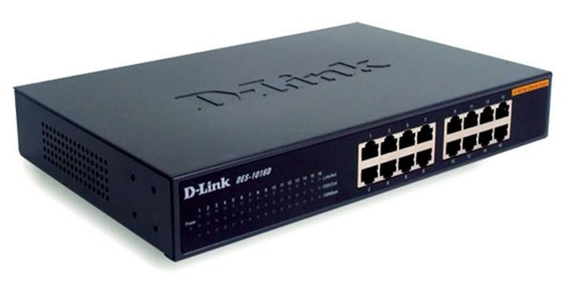 D-Link DES-1016D 16-Port Fast Ethernet Desktop Switch
