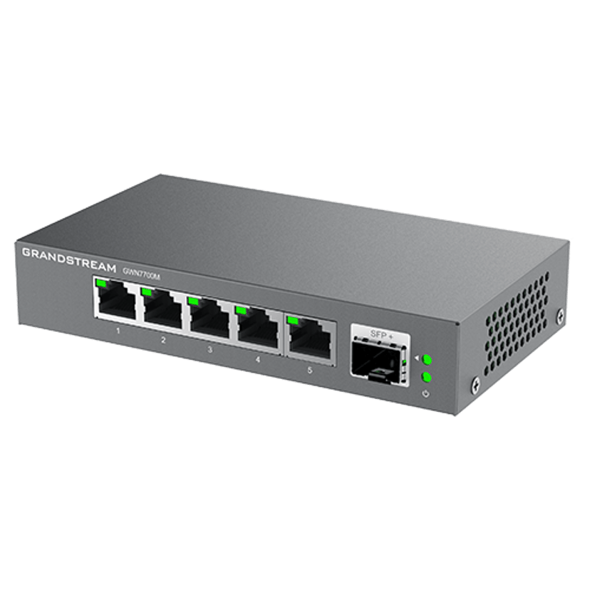 Grandstream GWN7700m 5-Port 2.5 Gigabit 1xSFP+ Switch