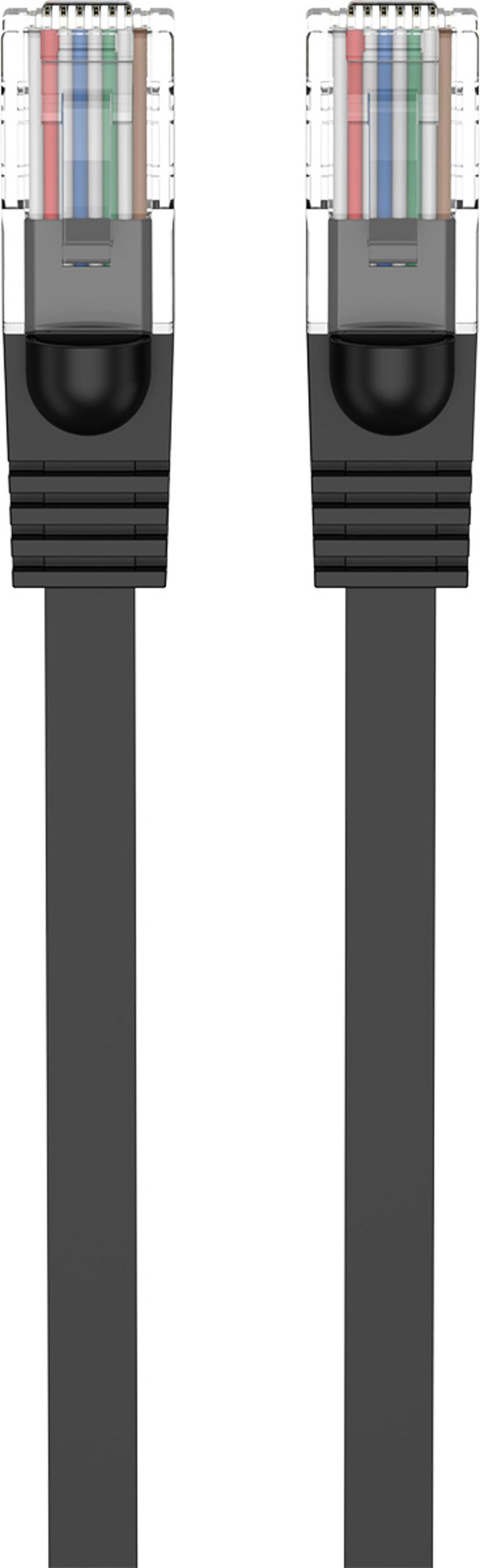 Prokord Nätverkskabel / Patchkabel LSZH RJ-45 Cat 6 2m Svart