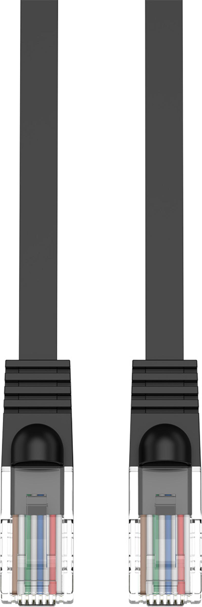Prokord Nätverkskabel / Patchkabel LSZH RJ-45 Cat6 1m Svart