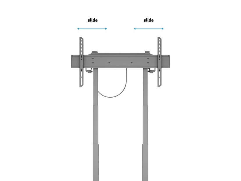 Multibrackets m Motorized Floorstand 60kg 37"-90" Black - (Outlet-vare klasse 2)