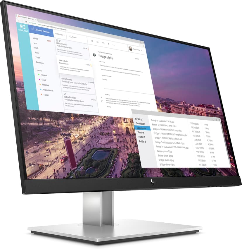 HP E23 G4 23" FHD IPS 16:9 23" 1920 × 1080pixels IPS 16:9 60Hz