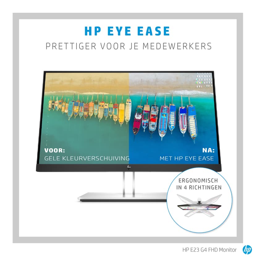 HP E23 G4 23" FHD IPS 16:9 23" 1920 × 1080pixels IPS 16:9 60Hz