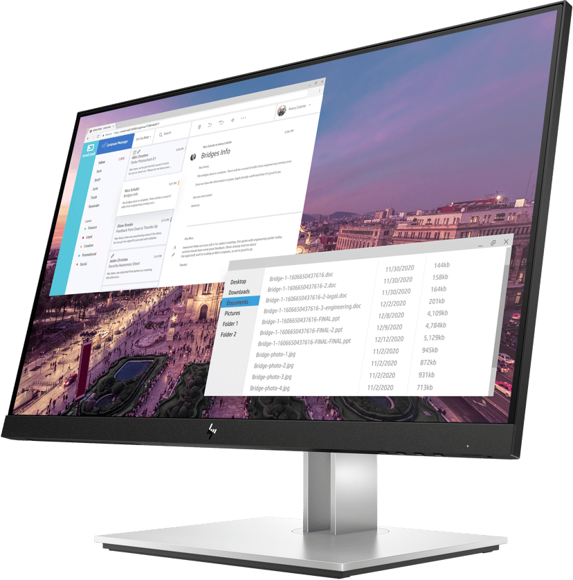 HP E23 G4 23" FHD IPS 16:9 23" 1920 × 1080pixels IPS 16:9 60Hz