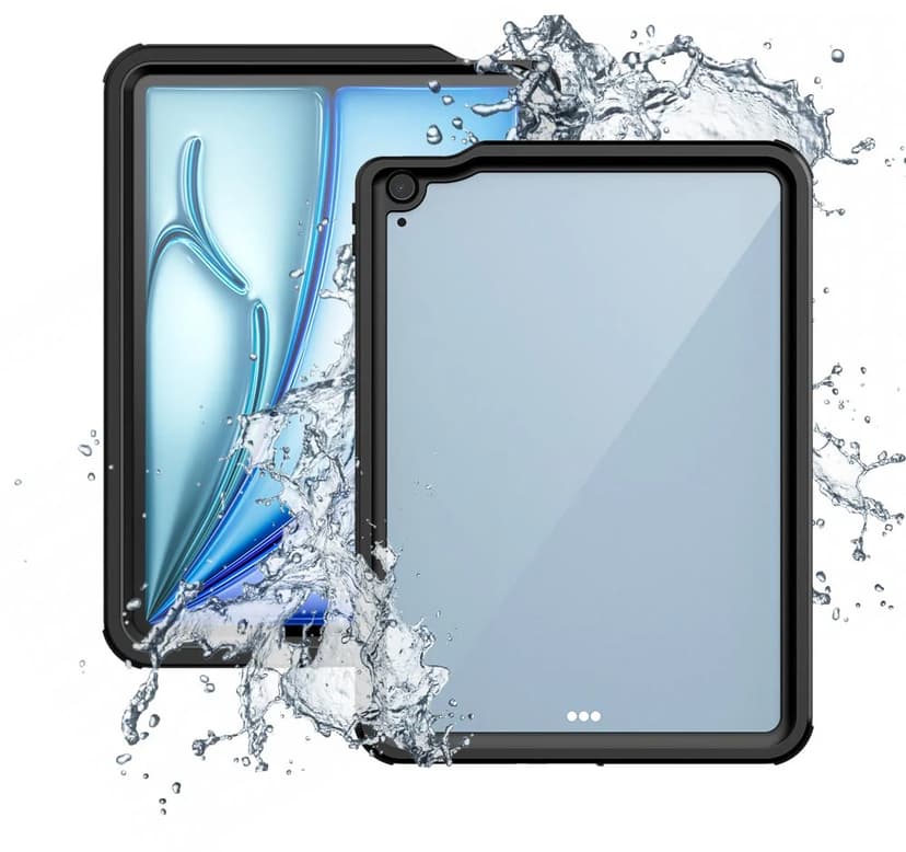 Armor-X Vattentätt, stöt- och dammsäkert fodral iPad Air 11" (2024), iPad Air 11" (2025) Svart
