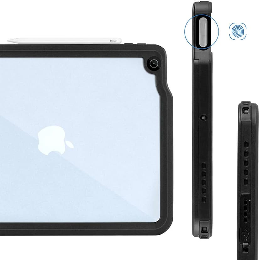 Armor-X Vattentätt, stöt- och dammsäkert fodral iPad Air 11" (2024), iPad Air 11" (2025) Svart