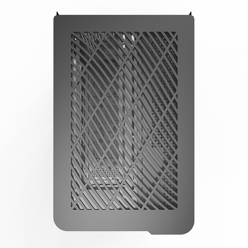 Montech King 95 Curved Glass Midi Tower Sort