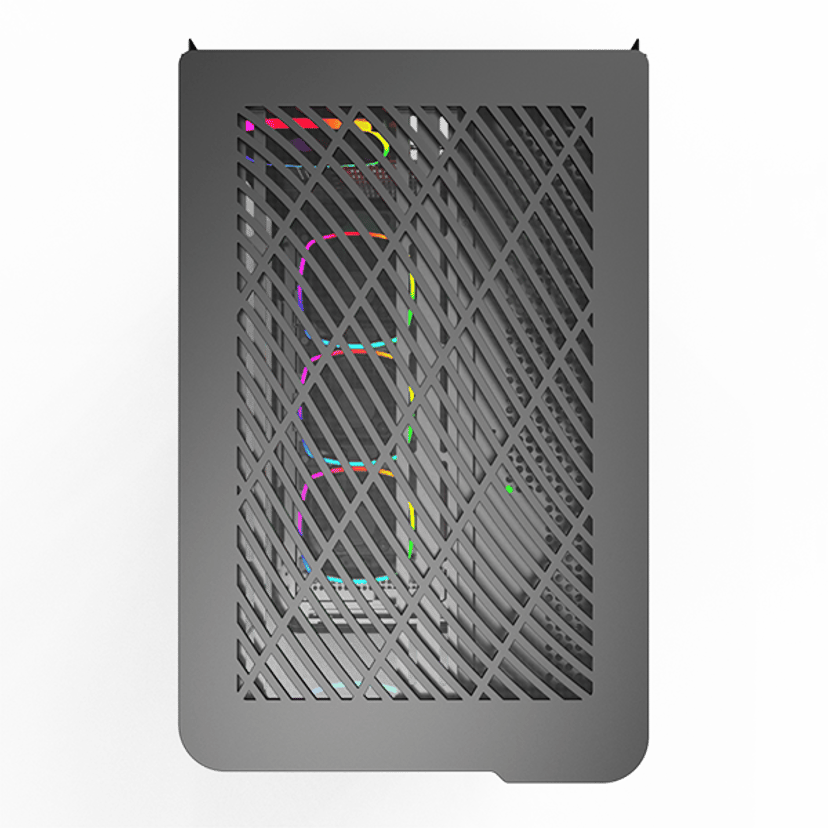 Montech King 95 Pro Curved Glass 6x ARGB +HUB Midi Tower Svart
