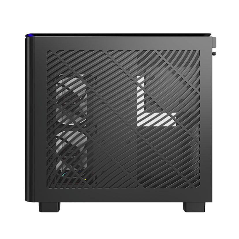 Montech King 95 Pro Curved Glass 6x ARGB +HUB Midi Tower Svart