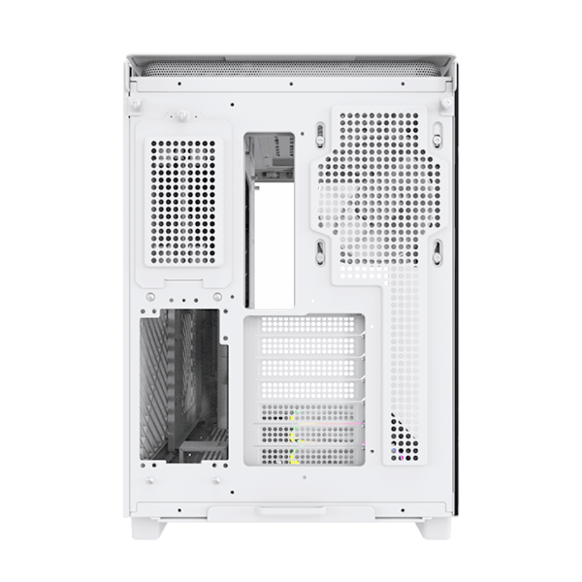 Montech King 95 Pro Curved Glass 6x ARGB +HUB Midi Tower Valkoinen