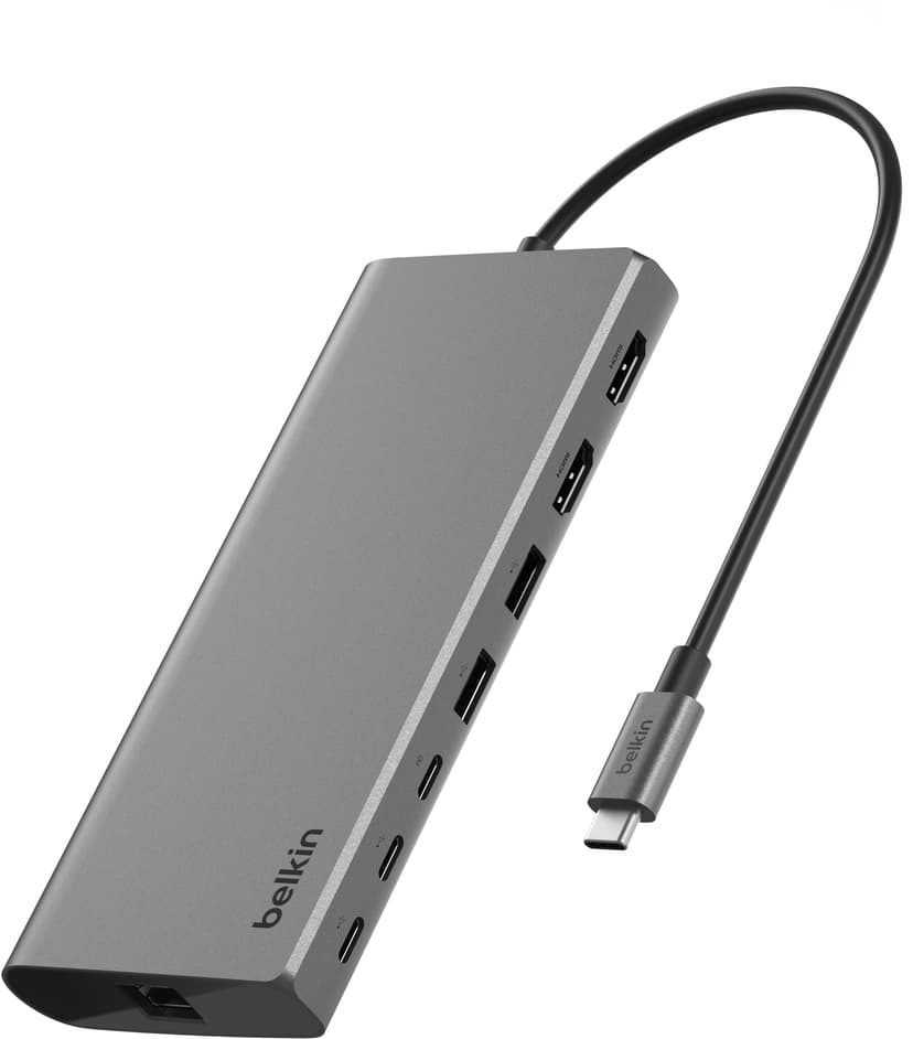 Belkin Universal USB-C 8-in-1 Dual Display Core Hub USB 3.2 Gen 1 (3.1 Gen 1) Type-C