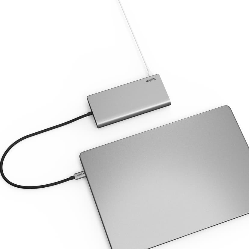 Belkin Universal USB-C 8-in-1 Dual Display Core Hub USB 3.2 Gen 1 (3.1 Gen 1) Type-C