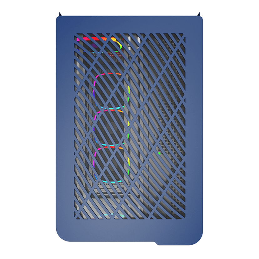Montech King 95 Pro Curved Glass 6x ARGB +HUB Midi Tower Blå