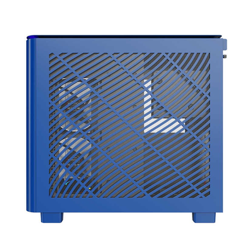 Montech King 95 Pro Curved Glass 6x ARGB +HUB Midi Tower Blå