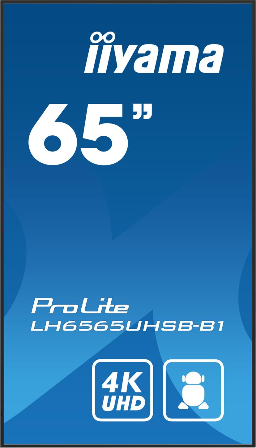 iiyama ProLite LH6575UHS-B1AG 65" UHD IPS 16:9 64.5" IPS 500cd/m² 3840 x 2160pixels