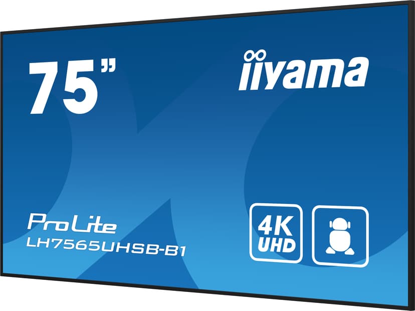 iiyama ProLite LH7575UHS-B1AG 75" UHD IPS 16:9 75" IPS 500cd/m² 3840 x 2160pixels