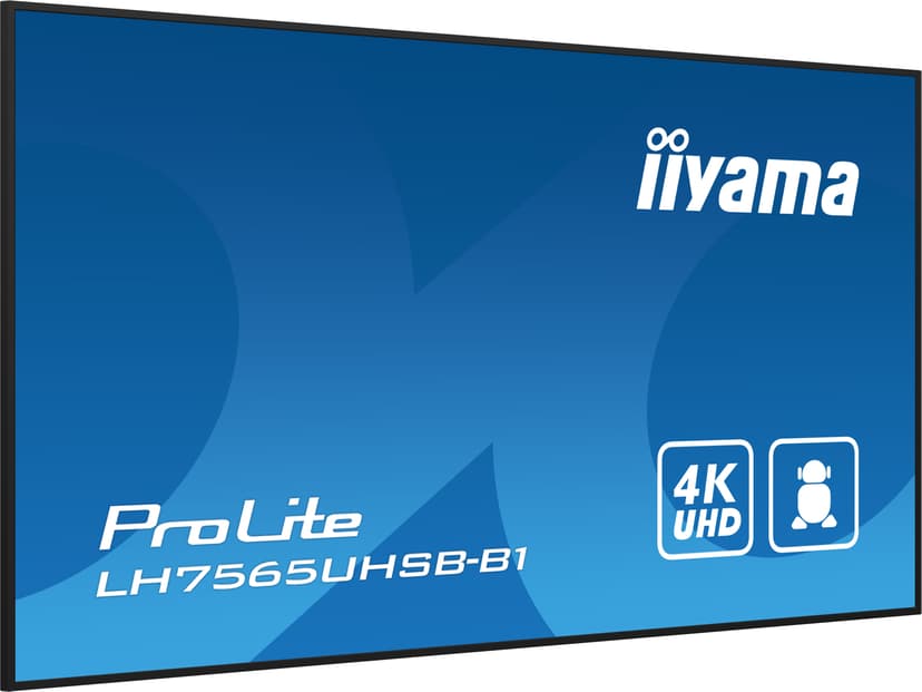 iiyama ProLite LH7575UHS-B1AG 75" UHD IPS 16:9 75" IPS 500cd/m² 3840 x 2160pixels
