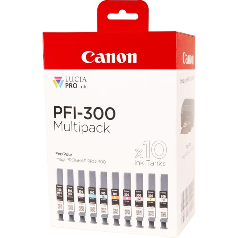 Canon Ink Multipack PFI-300 10pcs - PRO-300