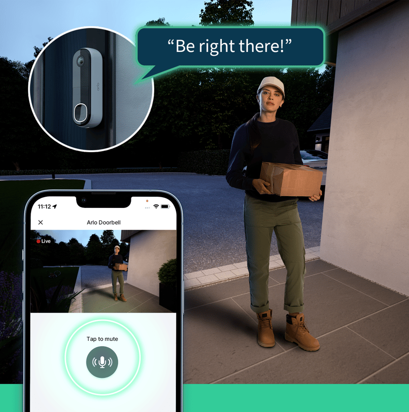 Arlo Essential Langaton Video-Ovikello HD