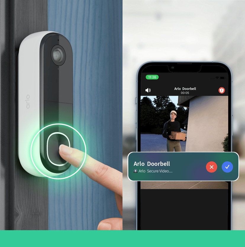 Arlo Essential 2K video-ovikello