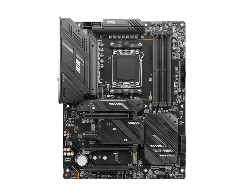 MSI Mag X670E Tomahawk WIFI Socket AM5 ATX Moderkort
