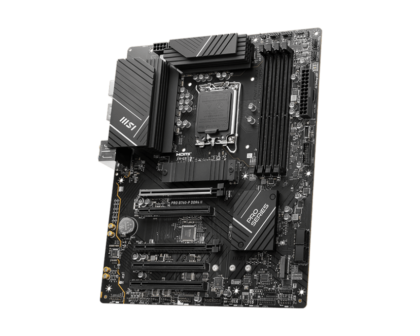 MSI Pro B760-P DDR4 II LGA 1700 ATX Emolevyt
