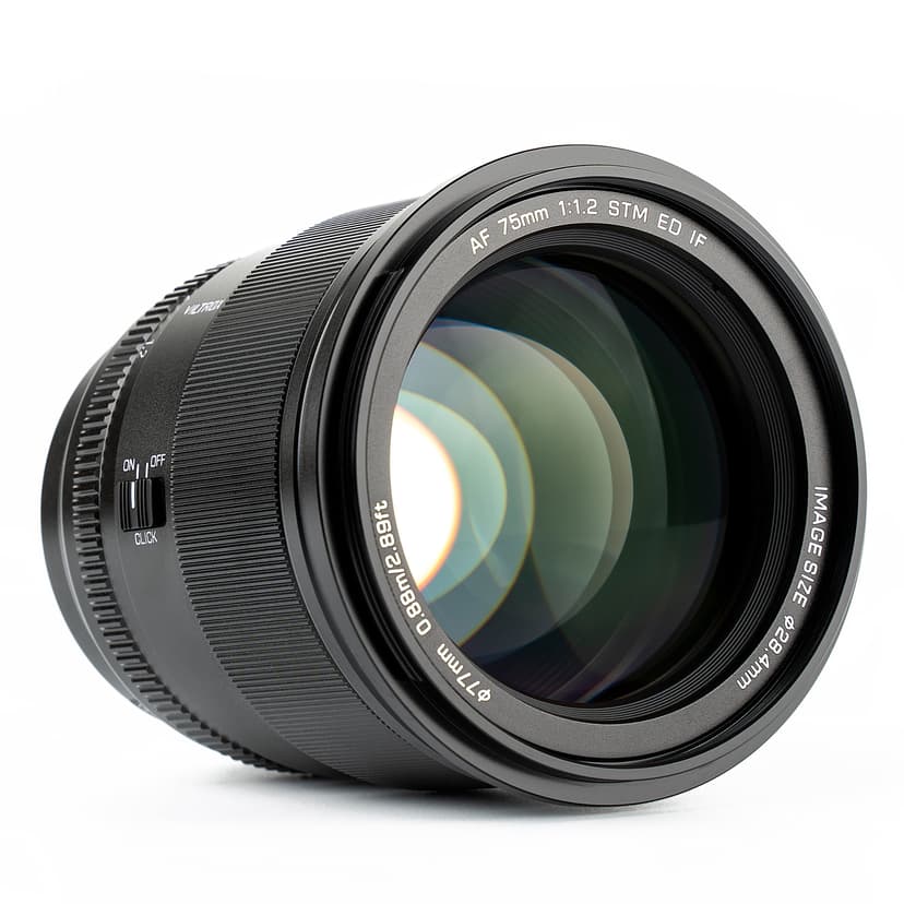Viltrox AF 75/1.2 E kameraobjektiv MILC Sort