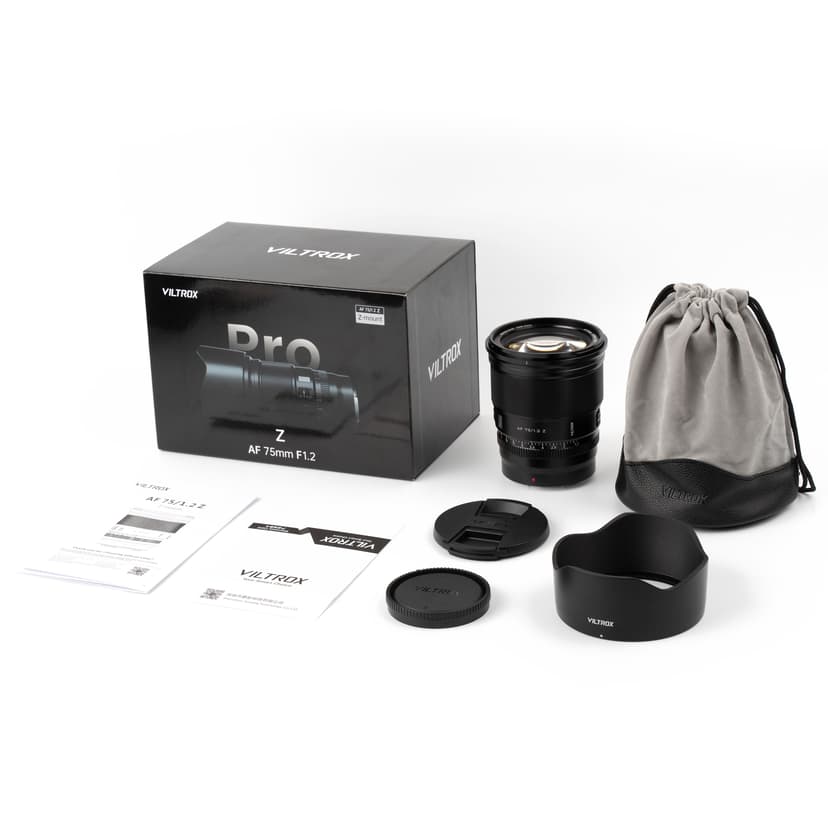 Viltrox AF 75/1.2 E kameraobjektiv MILC Sort