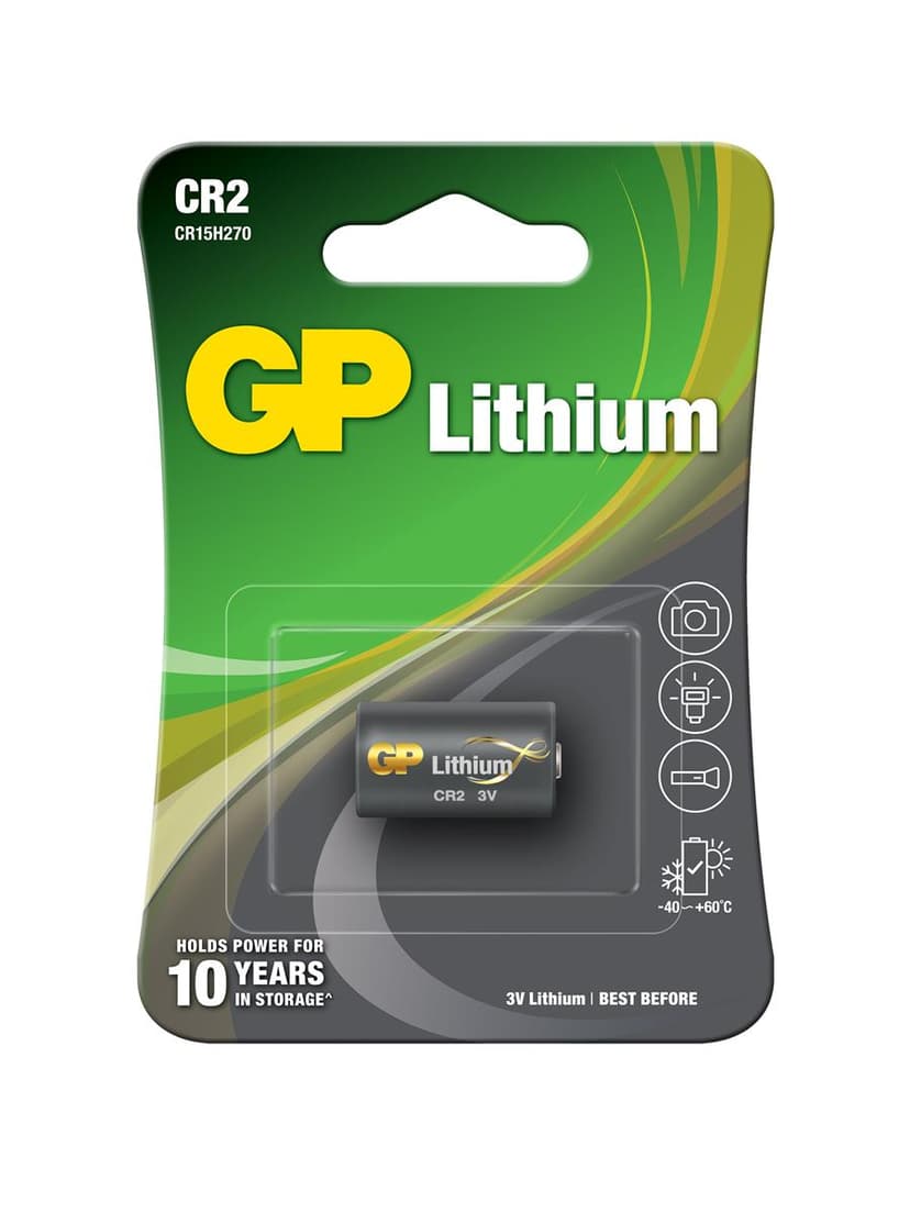 GP Lithium Battery Cr2, 3v, 1-pack