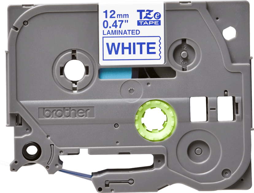 Brother Tape 12mm TZe-233 Sininen/Valkoinen