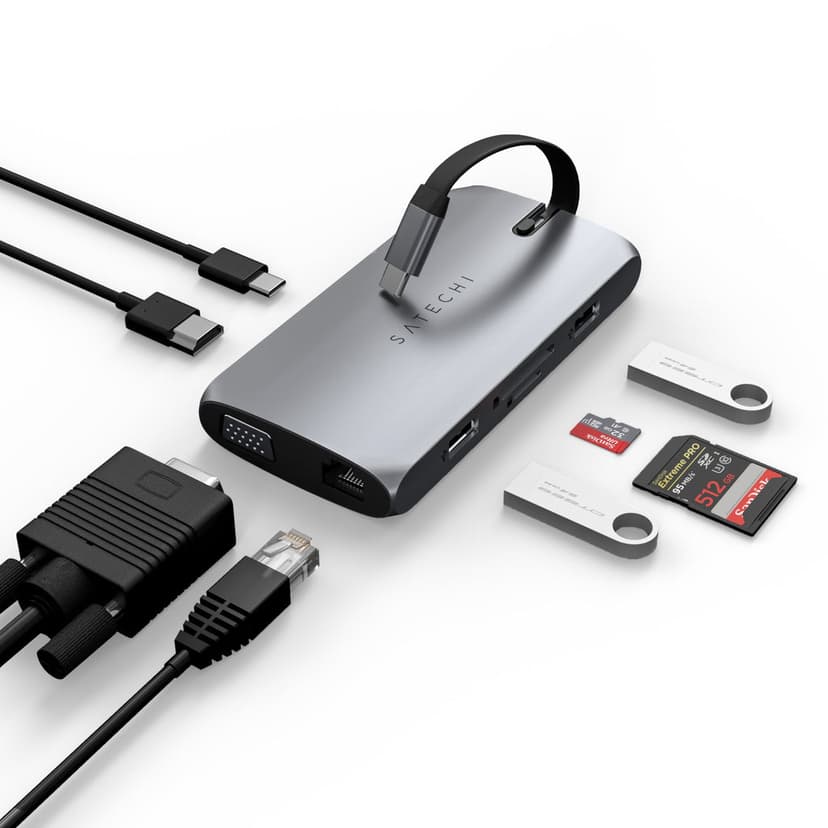 Satechi USB-C On-the-Go Multiport Adapter USB-C 2.0