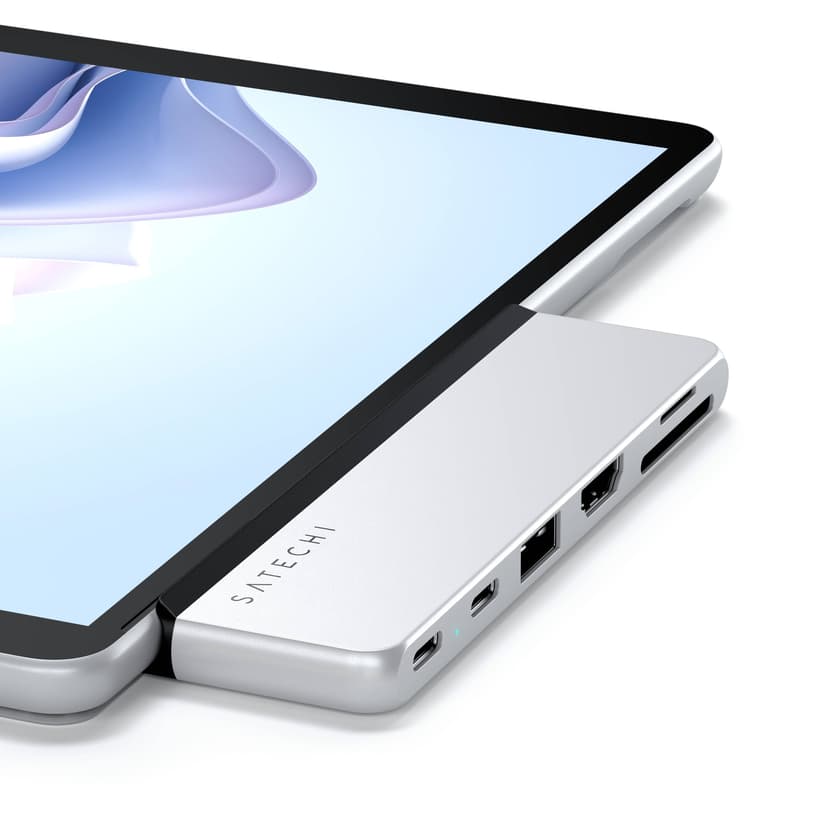 Satechi Dual USB-C Hub for Surface Pro 9 USB 3.2 Gen 2 (3.1 Gen 2) Type-C
