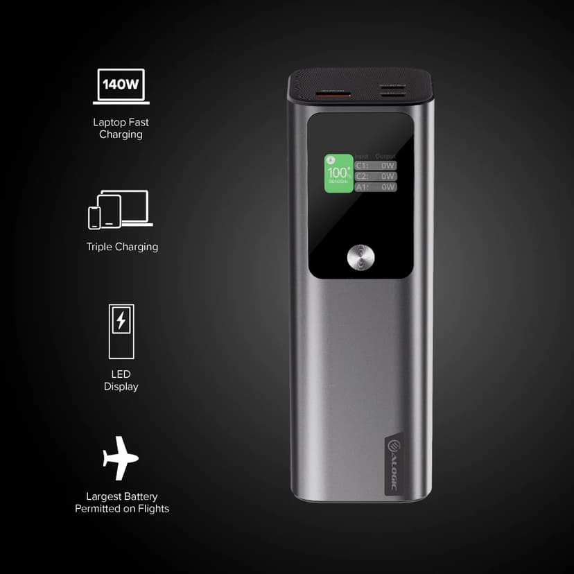 Alogic Ark Powerbank 140W 27000mAh Hopea