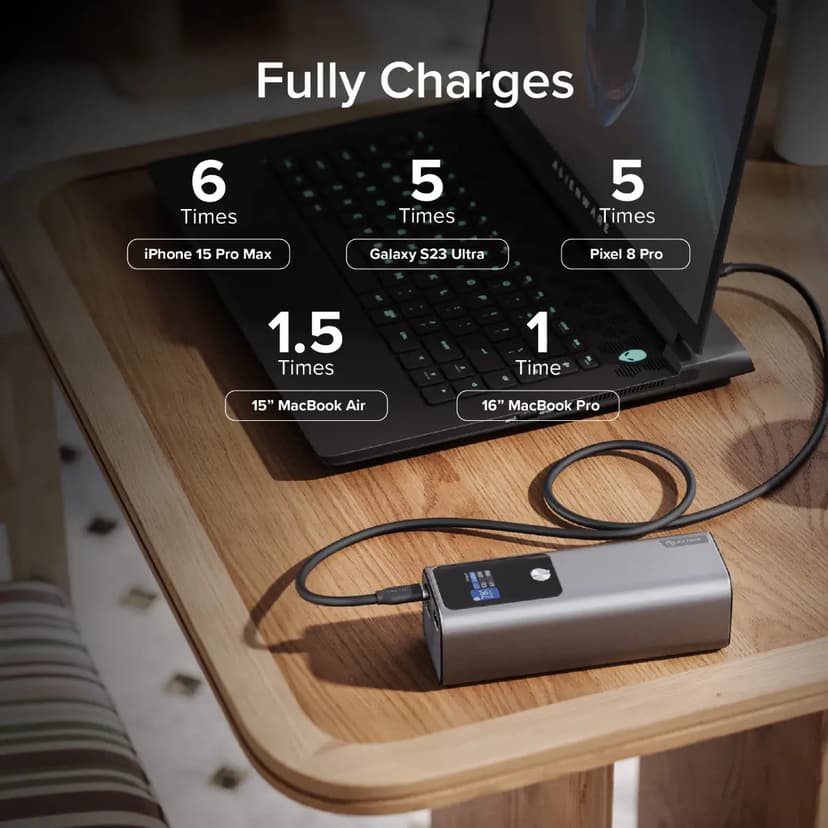 Alogic Ark Powerbank 140W 27000mAh Silver