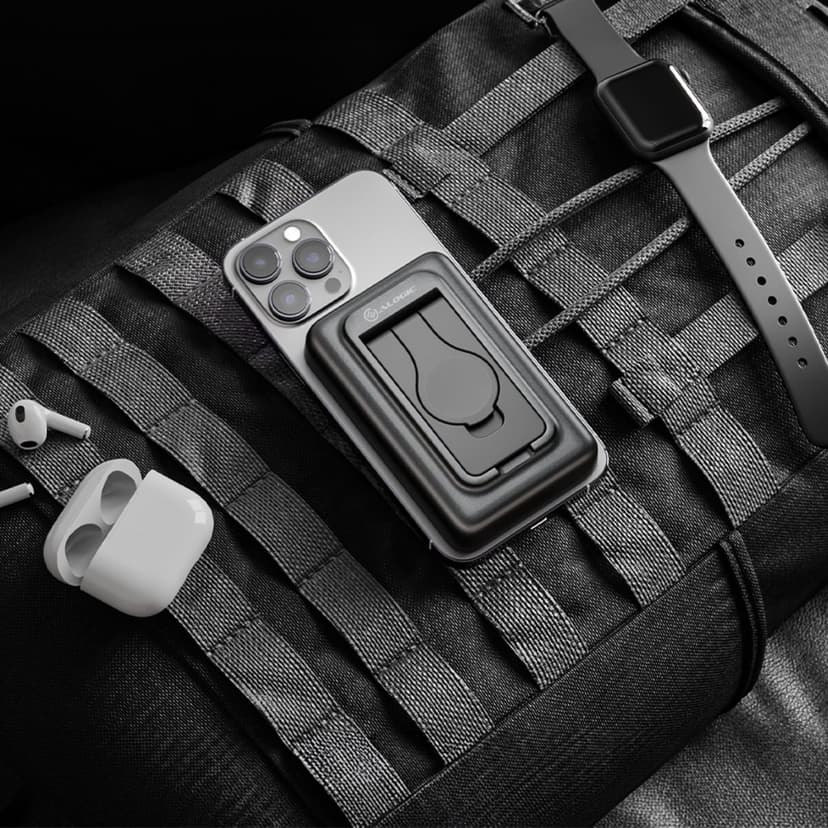 Alogic 4-i-1 Magsafe Wireless Powerbank 10000mAh Hopea, Valkoinen