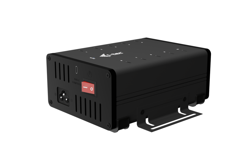 I-Tec USB-C x10 Charging 15W/Port + data HUB Sort