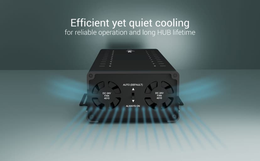 I-Tec USB-C x20 Charging 15W/Port + data HUB Musta