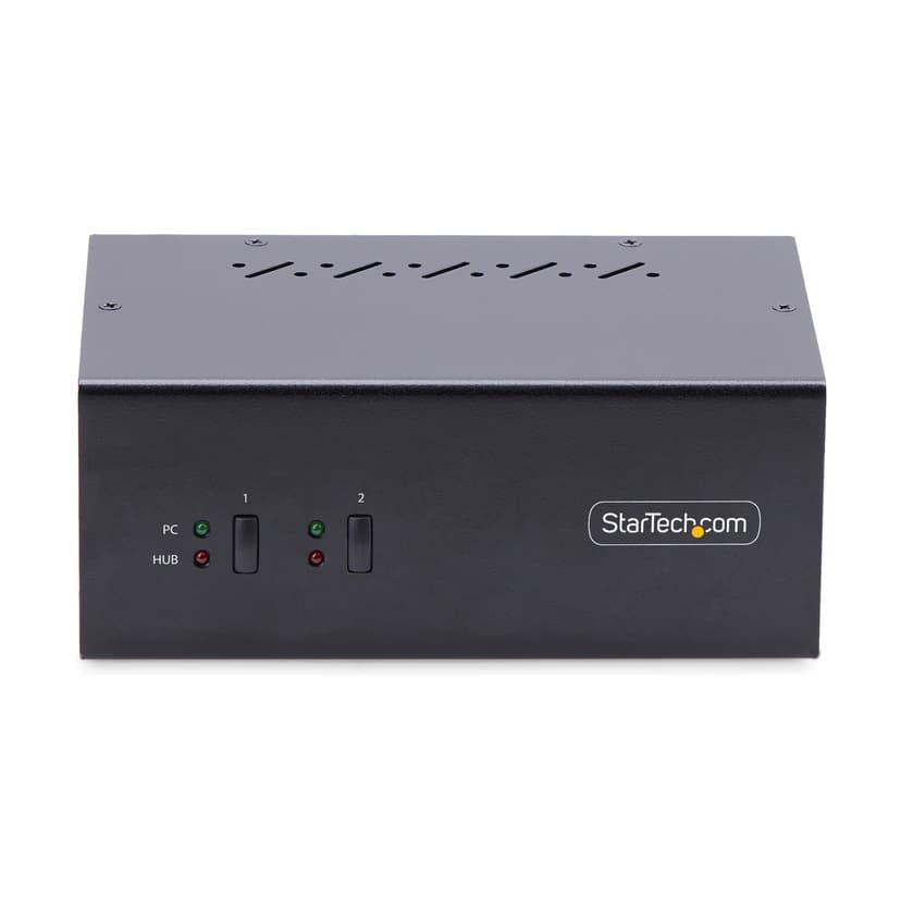 Startech 2-portars Dual-Display Displayport KVM-switch 4K med USB & Audio