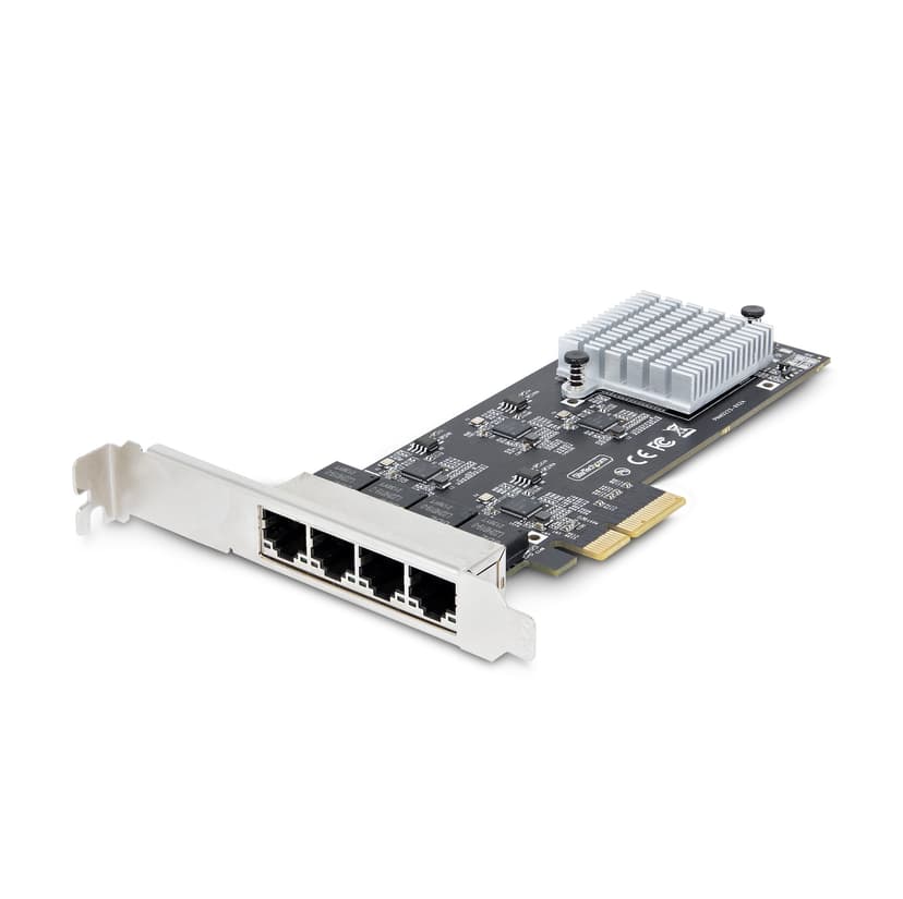 Startech 4-Port 2.5G PCIe Ethernet Adapter (Intel I225-V)