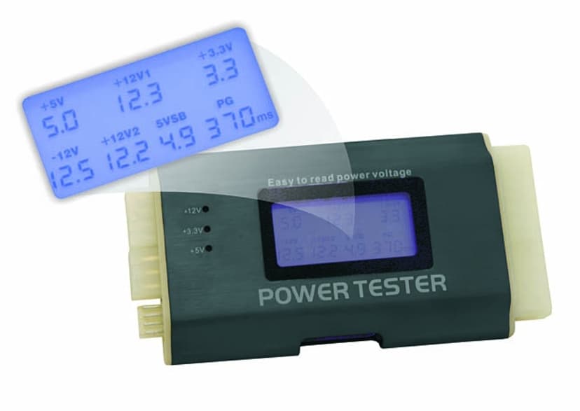 Delock Power Tester testare för ATX-nätaggregat